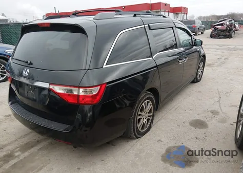 2013 Honda Odyssey Ex-L z USA, uszkodzony, nr VIN 5FNRL5H66DB039719